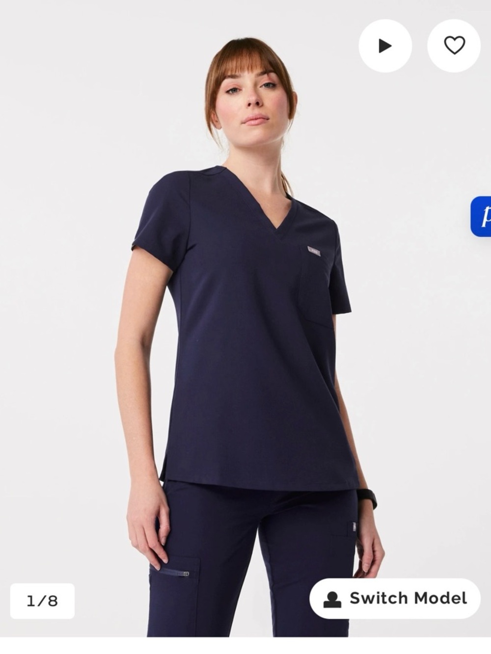 Figs Navy Set size small
